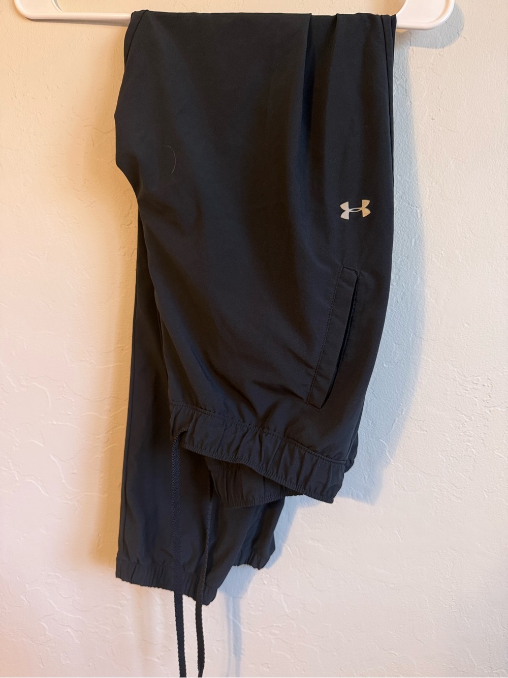 Under Armour Black Women's Athletic Track Pants with Logo